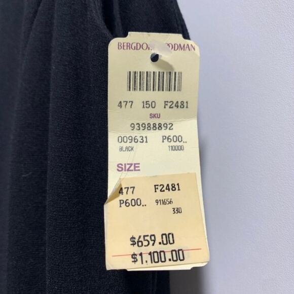 Jason Wu Luxury Black Wool Mini Dress Size 2 - Picture 7 of 8